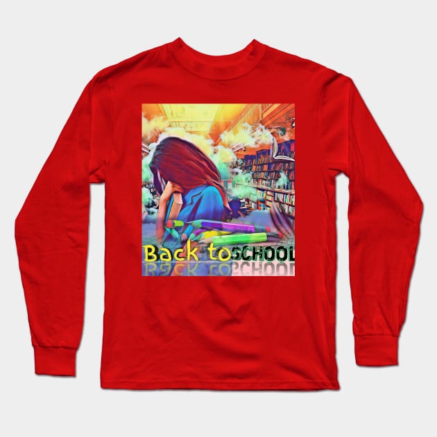 Welcome back to school Long Sleeve T-Shirt by perfect x Shopping